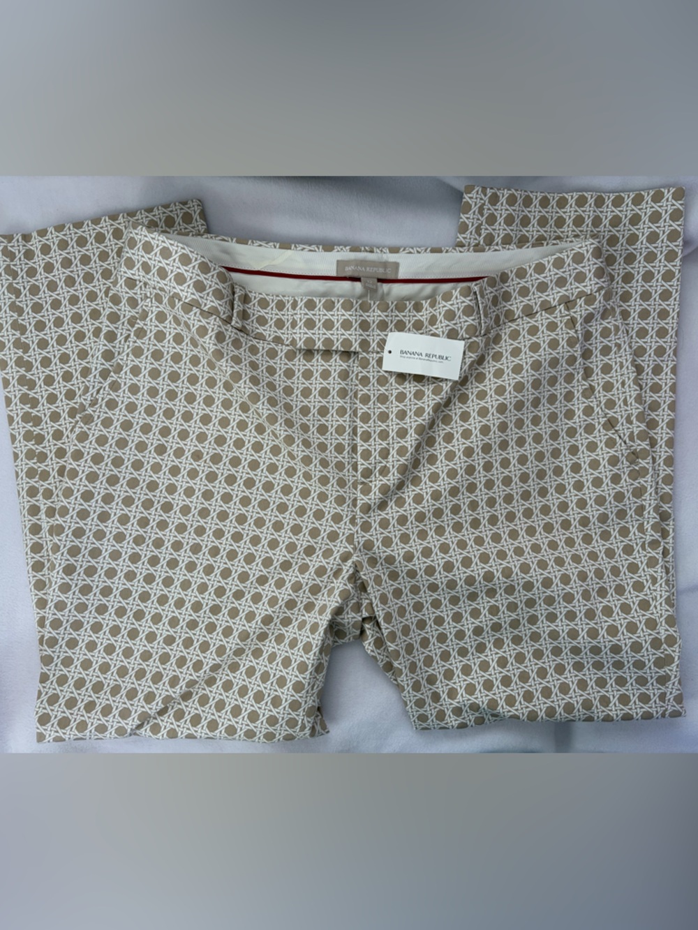 Banana Republic Beige Patterned Woman’s pants